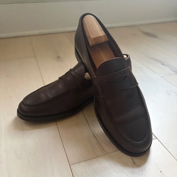 Jack Erwin | Carmine Penny Loafer (Brown Full Grain) - Picture 4 of 5